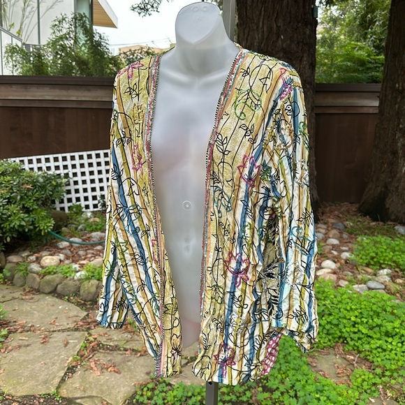 Sun Child Short Silk Jacket - Picture 2 of 6
